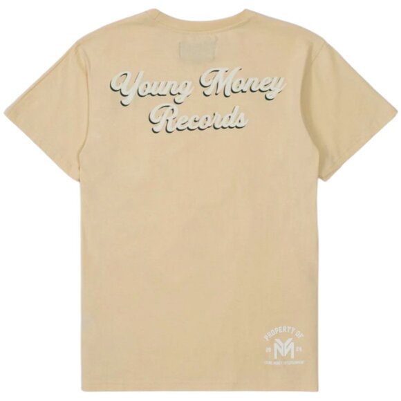 Lil Wayne Young Money Records Short Sleeve Tee - Khaki - Picture 2 of 2